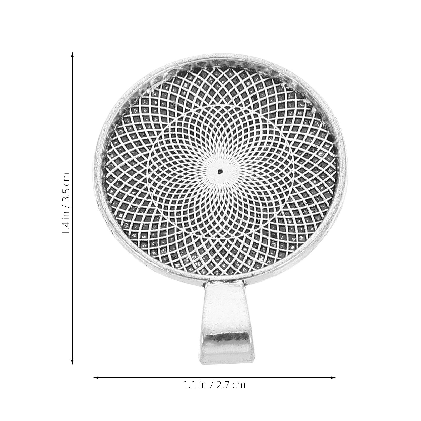 40Pcs Round Bezel Pendant Base - Bezels Set Pendant ulasan dan harga