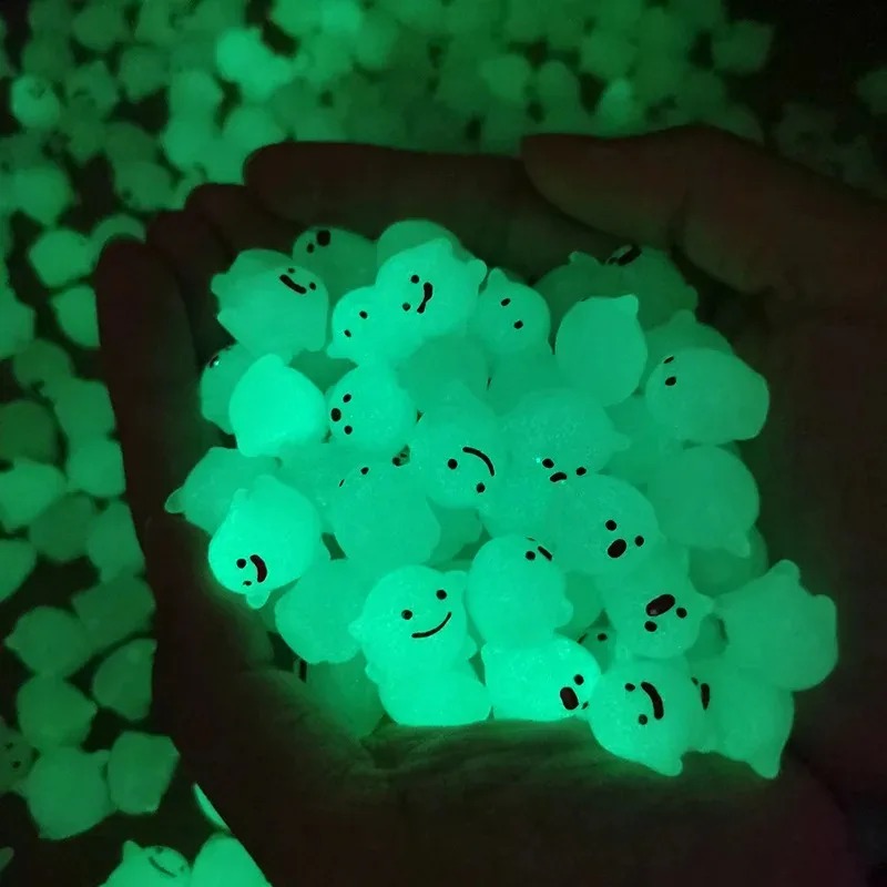 10Pcs Lovely Glow In The Dark  - Resin Crafts Diy ulasan dan harga